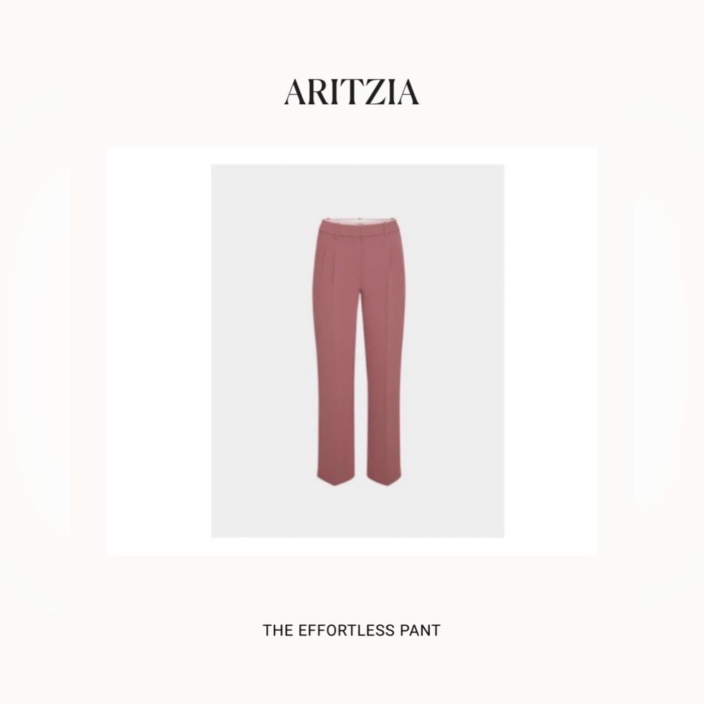 Aritzia Mauve Effortless Pant
